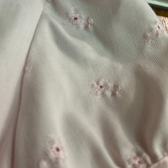 Vtg Cheazioni Brigitte Girls Pink Dress Sz 8 Made in Italy Embroidered Girl Era - Picture 7 of 9